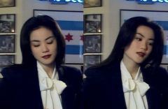 组图：王菲旧照曝光气质独特长发飘飘显清纯