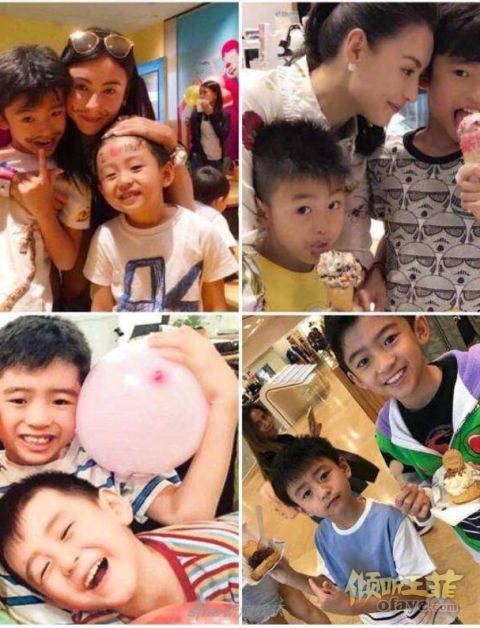 组图：张柏芝晒儿子成长点滴母爱满满从没有过谢霆锋身影
