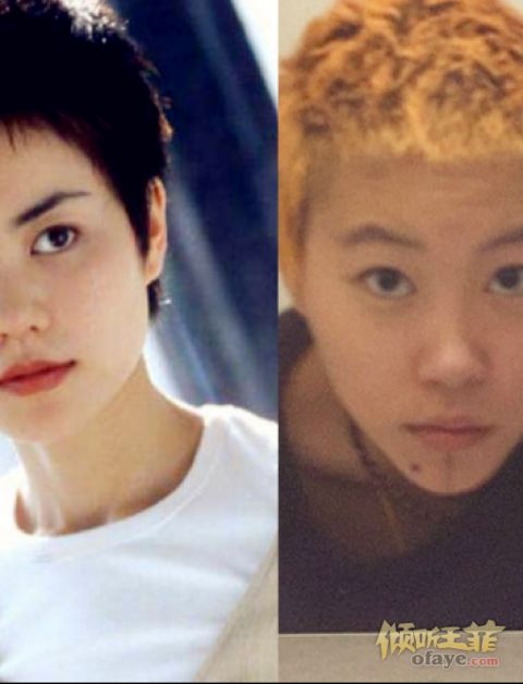 组图：窦靖童晒自拍手指纹身抢镜金色短发造型酷似妈妈王菲