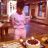 图文：王菲42岁生日宴-王菲粉色朋克造型