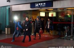 王菲抵重庆歌迷疯狂追随 羽绒服造型朴素