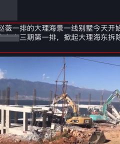 组图：曝王菲谢霆锋大理“定情”别墅被拆面朝洱海风景优美