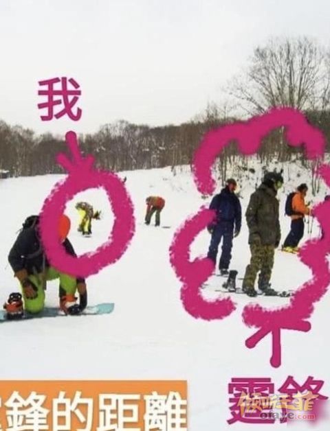组图：网友日本偶遇谢霆锋滑雪身边不见王菲陪伴