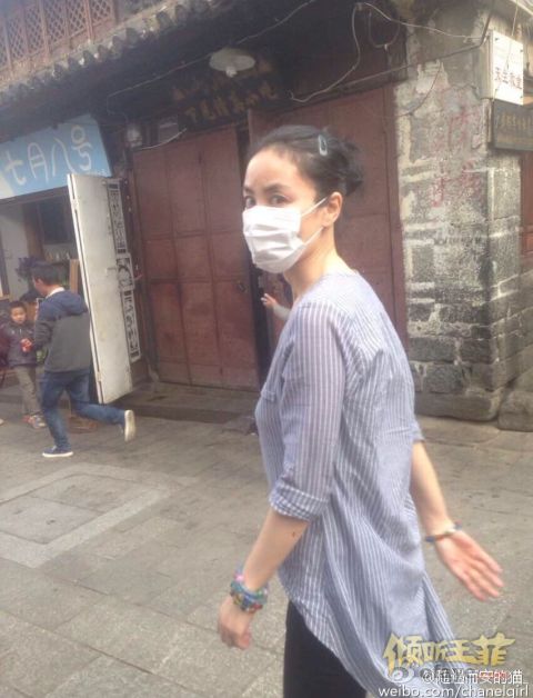 王菲李嫣现身大理 粉丝疯狂追拍场面壮观