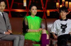 组图：是小仙女本仙了！王菲绿色流苏荧光裙超惊艳