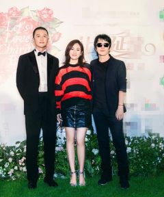 组图：郑钧刘芸亮相嫣然慈善晚宴王菲高价买郑钧倒立