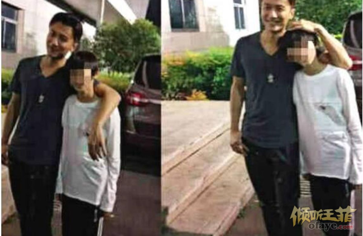 组图：网曝谢霆锋返港探望儿子11岁Lucas长成爸爸翻版