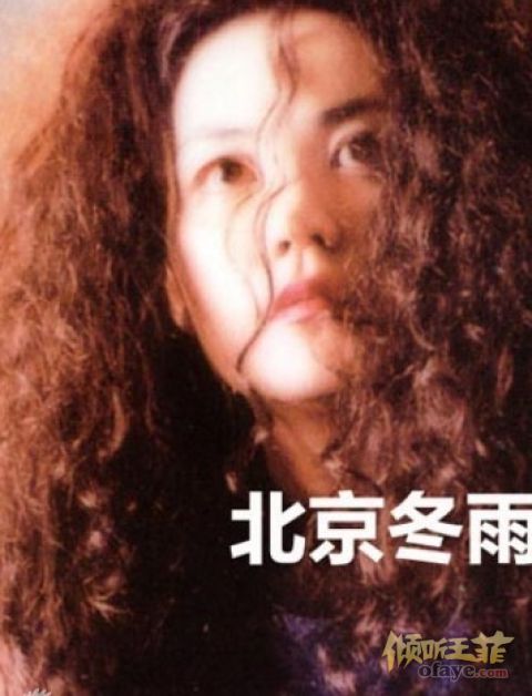 王菲出道早期方便面卷发造型曝光