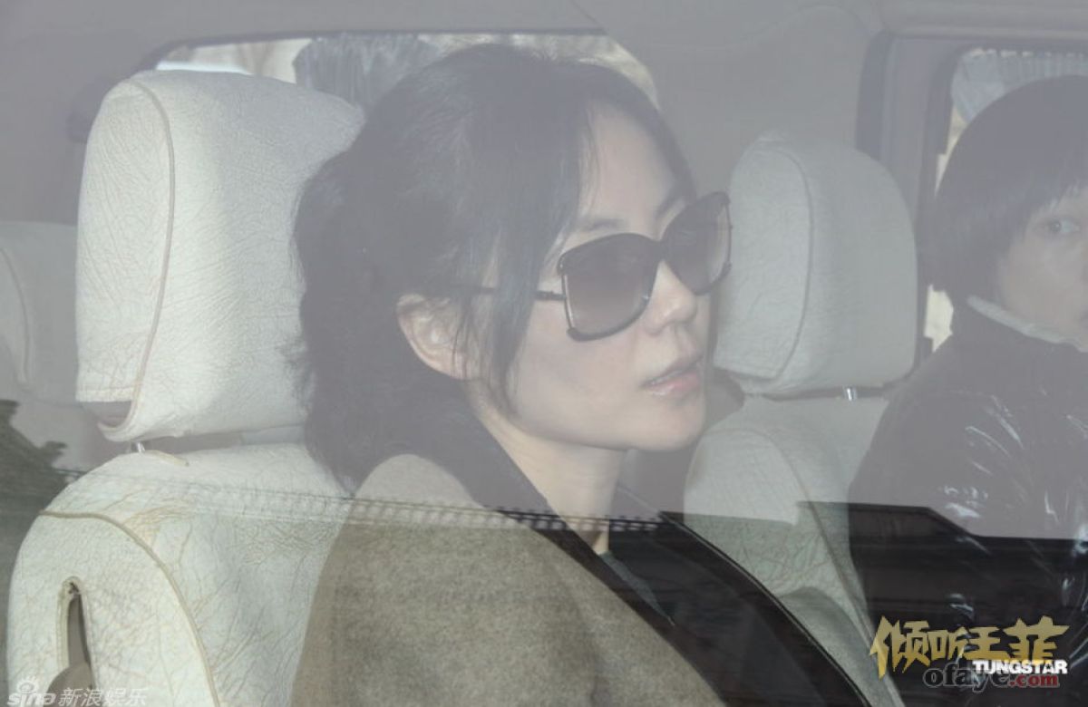 王菲素颜现身为嫣然天使站台 李亚鹏呵护爱妻